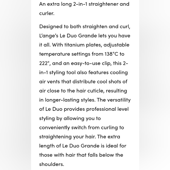 Le duo grande 360 airflow titanium style - Picture 5 of 5